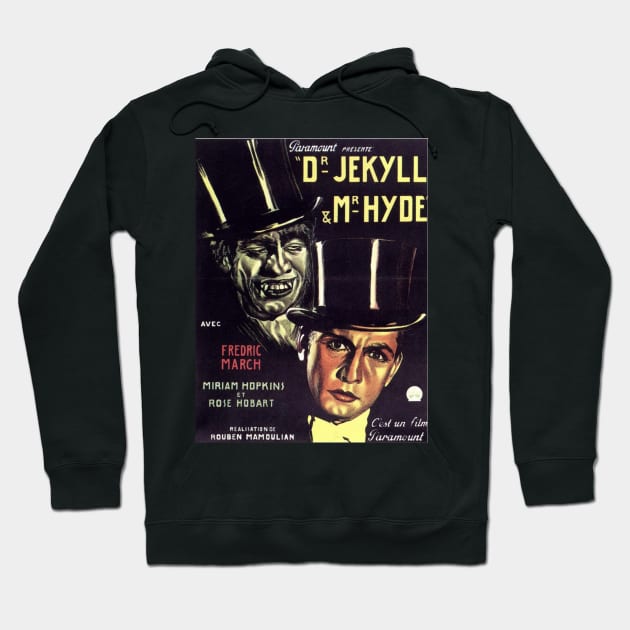 Classic Horror Movie Poster - Dr. Jekyll and Mr. Hyde Hoodie by Starbase79